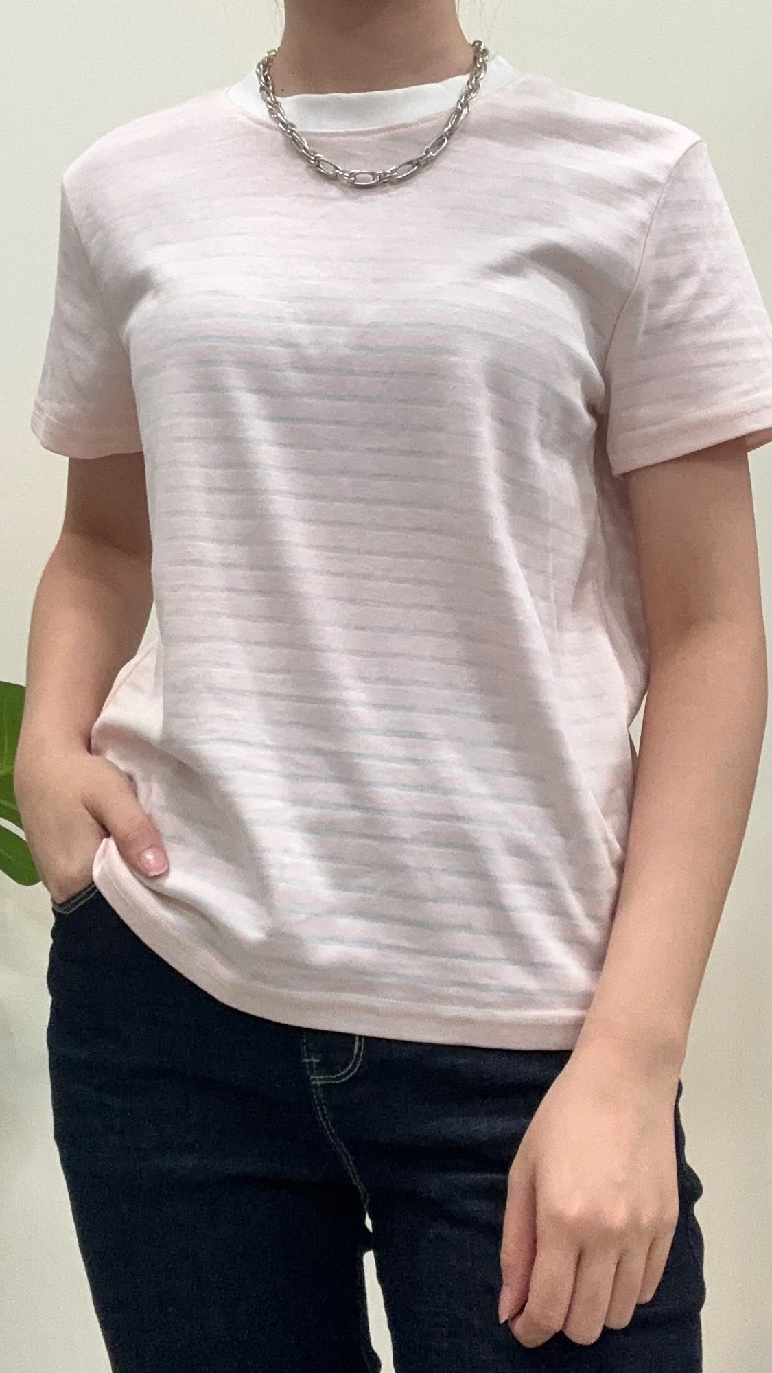 (D4666)Striped Top
