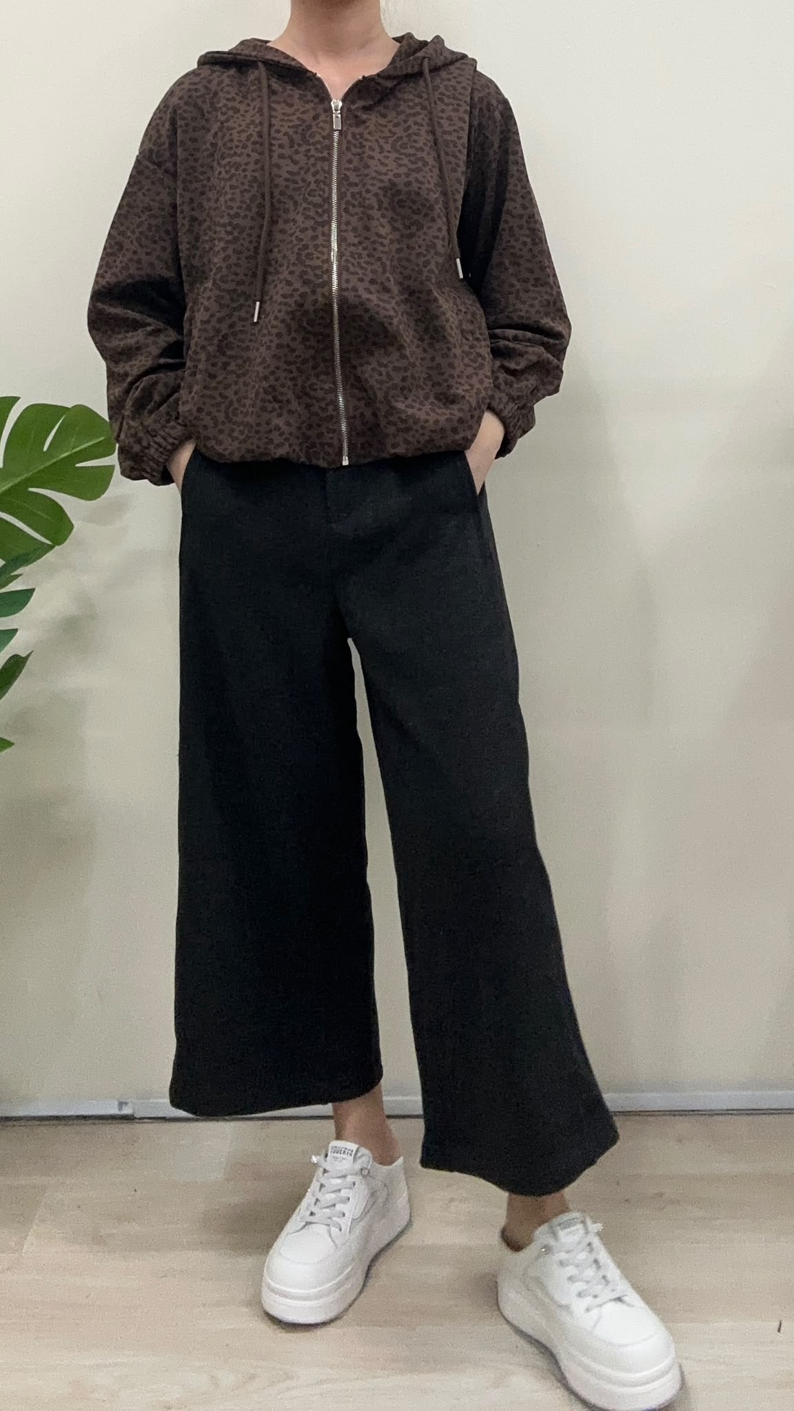 (D139)Leopard Pattern Jacket