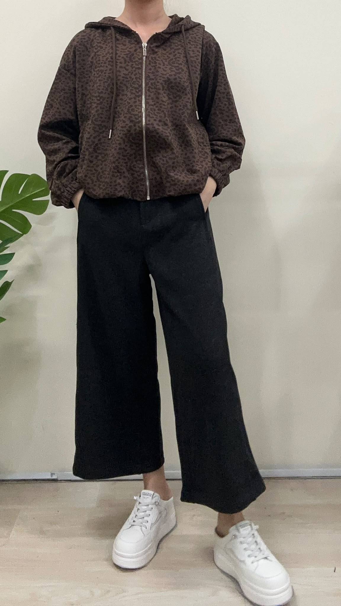 (D139)Leopard Pattern Jacket