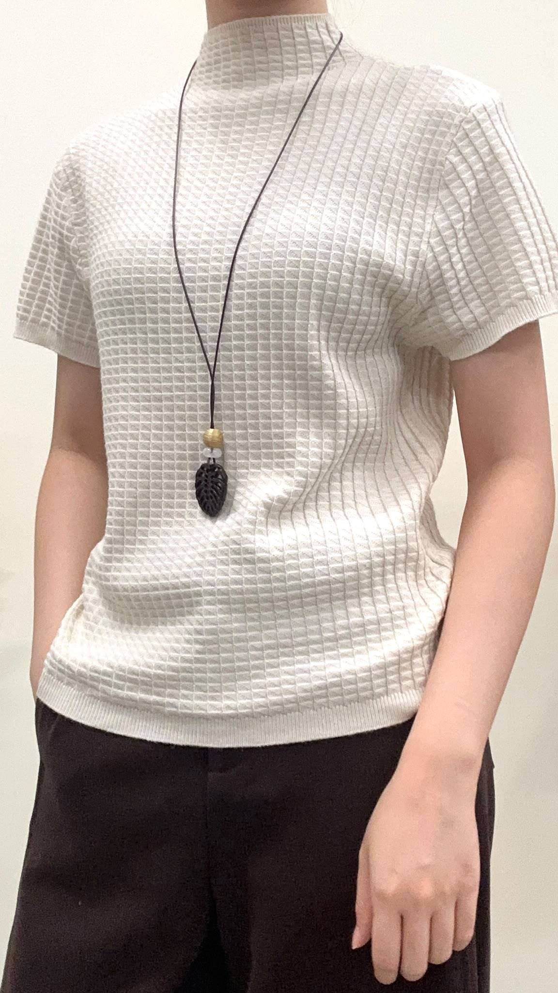 (D4692)Knitted Top