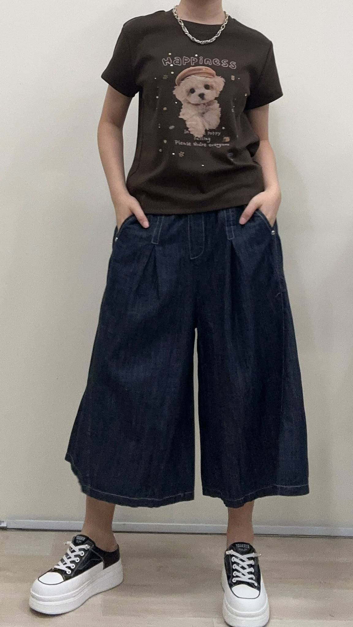 (D2522)Denim Pants