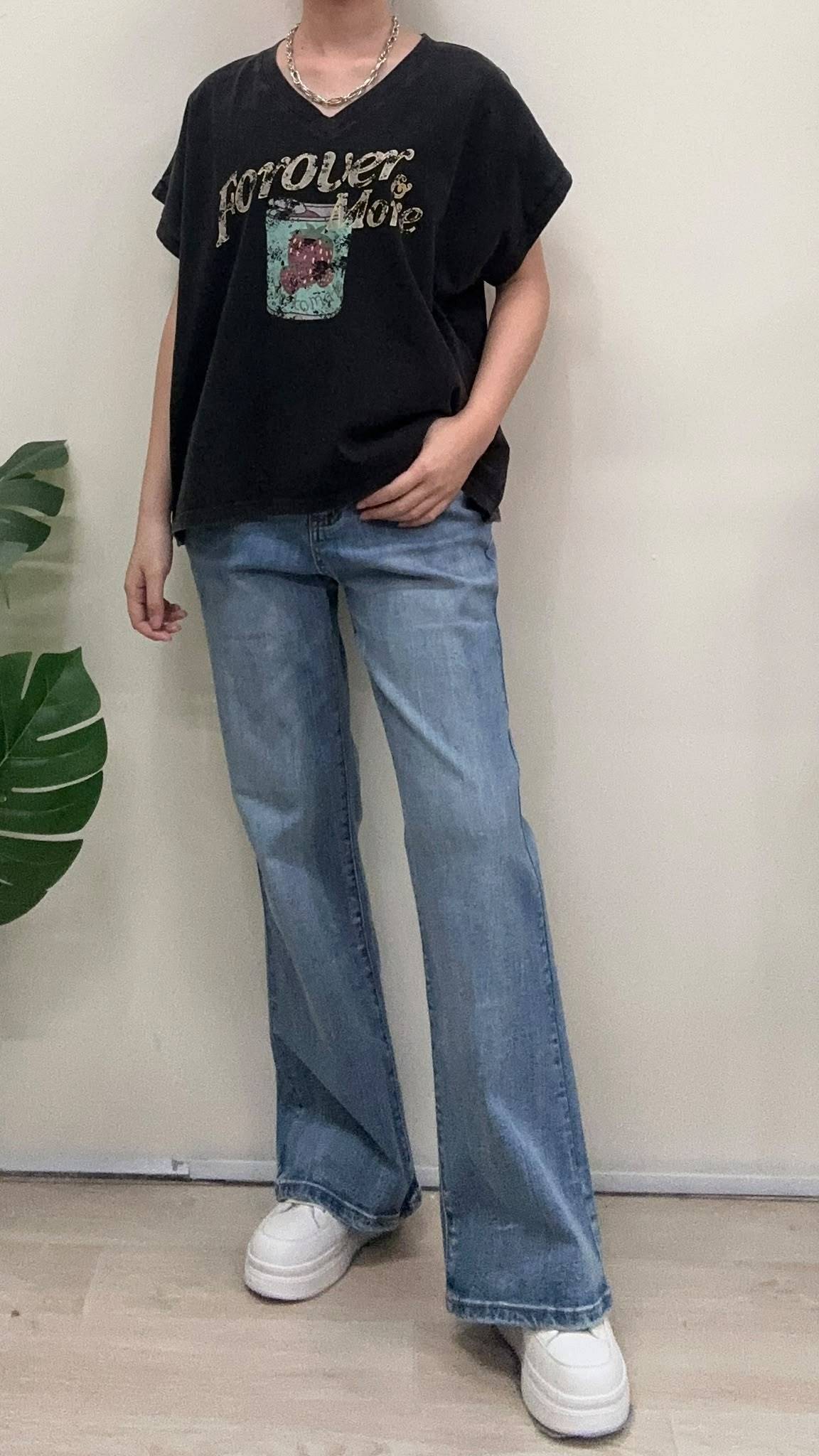 (D2519)Denim Pants