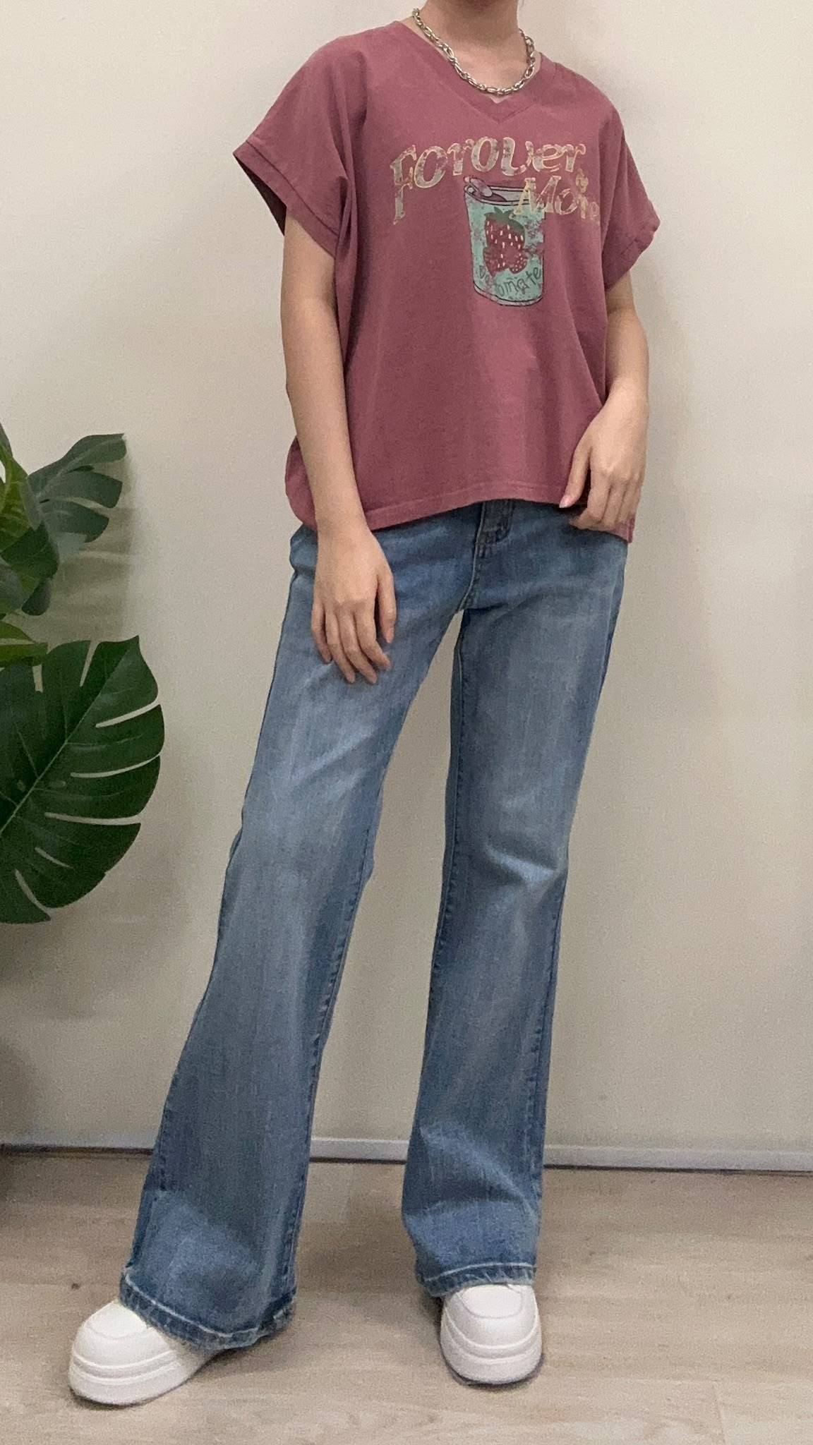 (D2519)Denim Pants