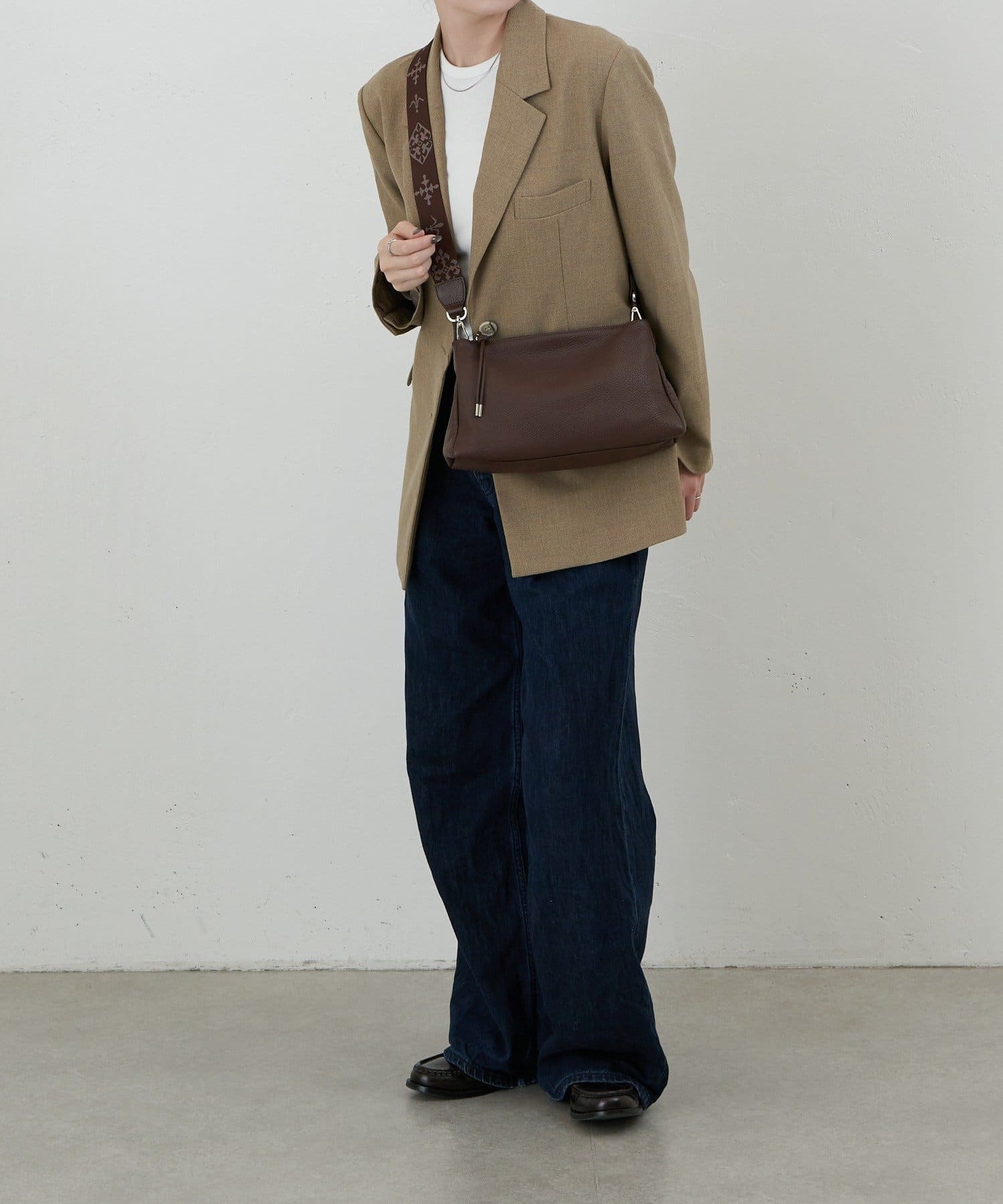 *4-6 Weeks* (59026) 2026 Russet Arrangeable Shoulder Belt (Monogram)