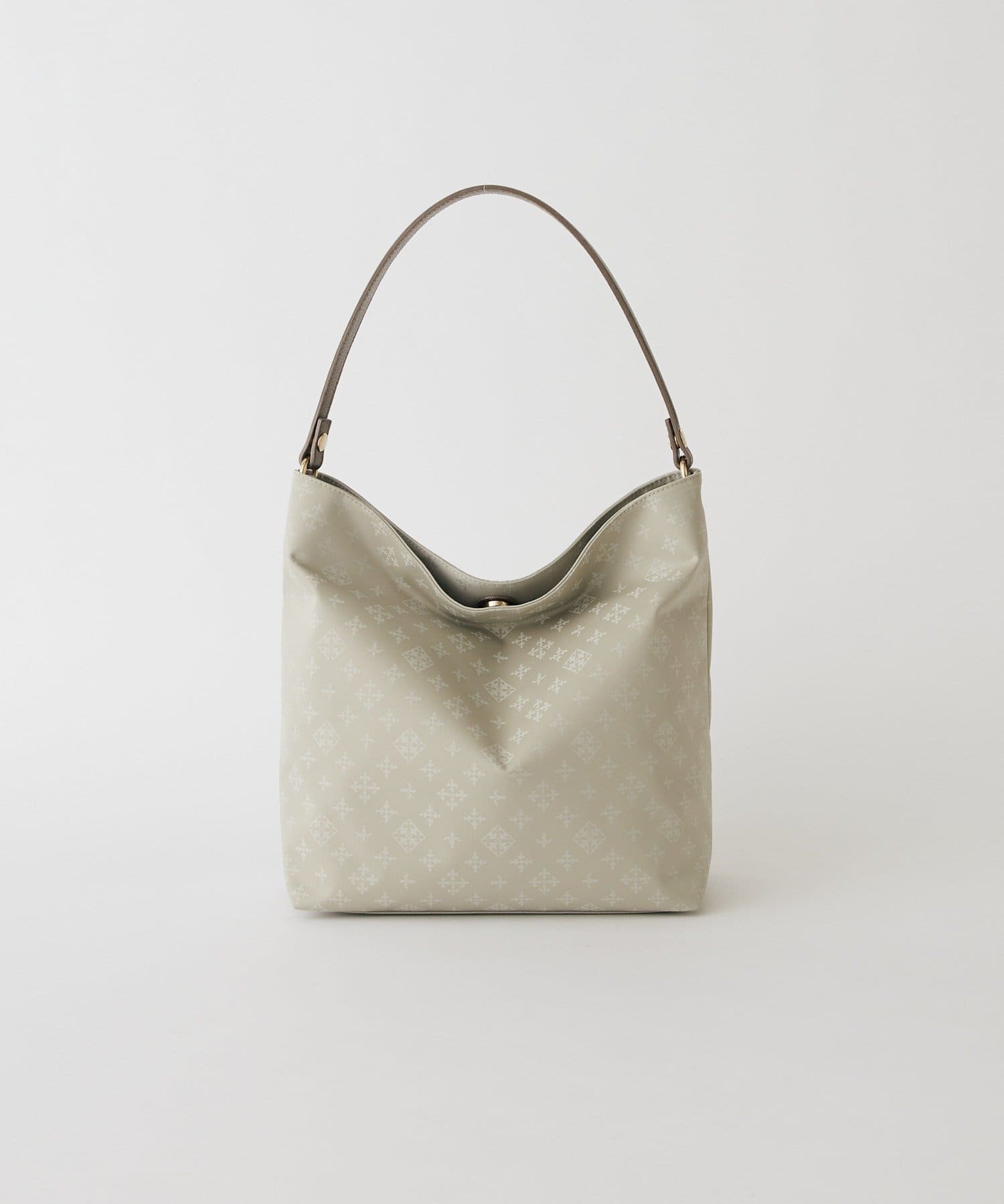 *4-6 Weeks* (56143) Russet Nylon Jacquard 2-Way Shoulder Bag