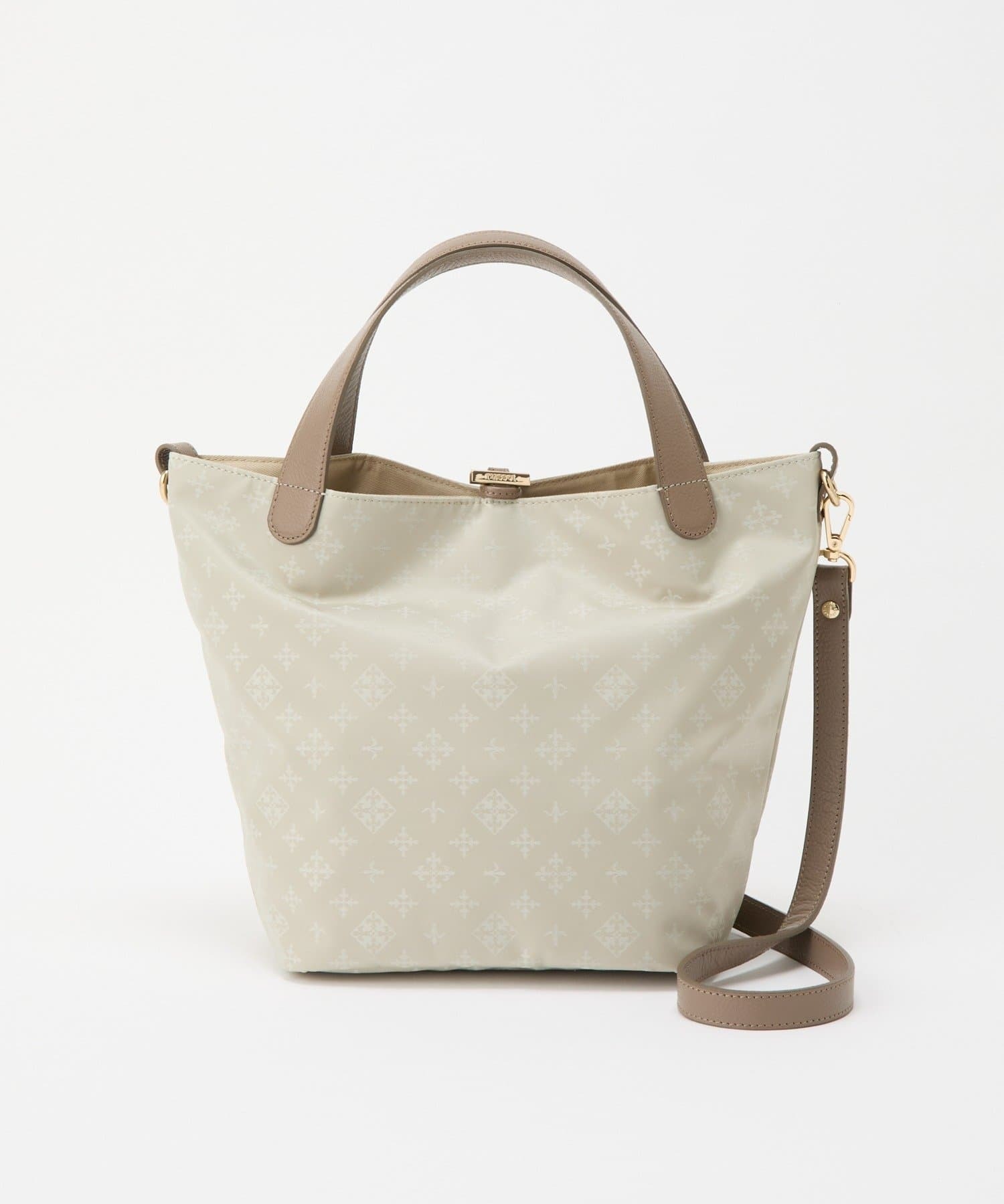 *4-6 Weeks* (90974) 2026 Russet Nylon Jacquard 2-Way Handbag