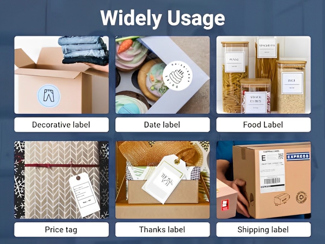 VOZY A8 Thermal Label Printer Bluetooth 3 inch Waybill Printer 80mm Thermal Barcode Printer