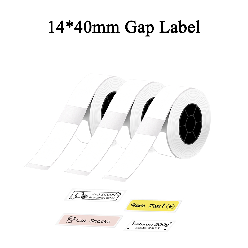 VOZY HP2 Portable Label Printer White Black Pink Green 12-15mm Width Cable Maker Tape Thermal Sticker