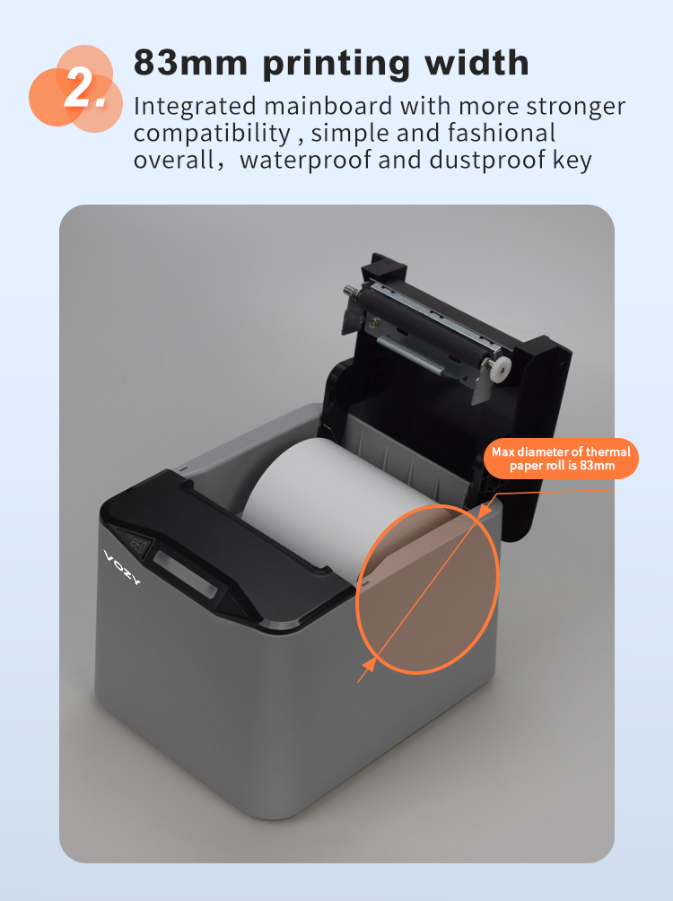 VOZY G80 80mm Receipt Printer Bluetooth Thermal POS Printer AUTO CUT