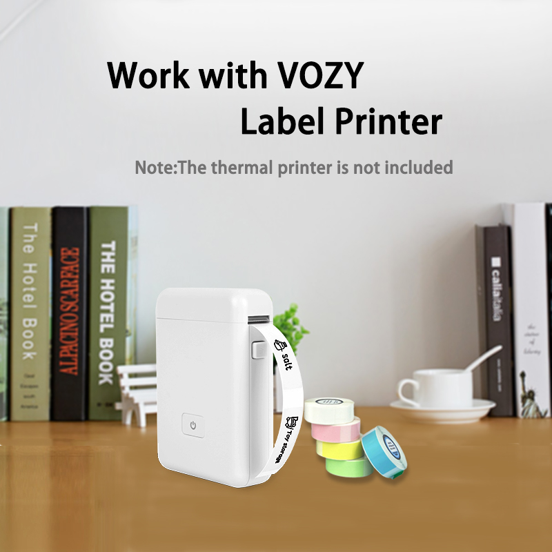 VOZY HP2 Label Paper Sticker selfadhesive Waterproof White Yellow Blue
