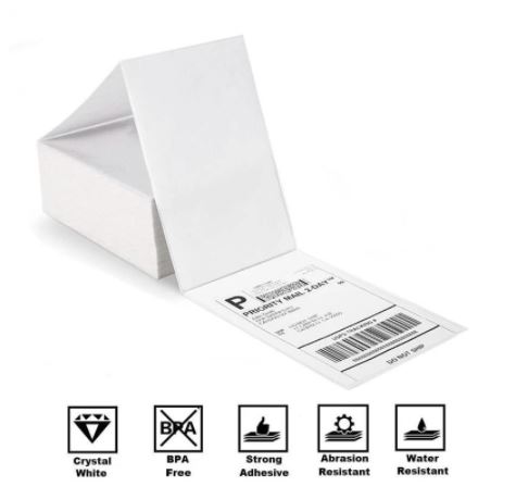 500pcs  Waybill Thermal Sticker Stack A6 Express Courier Waybill