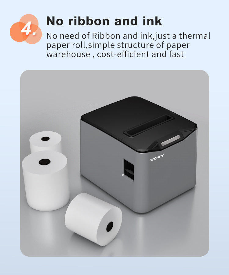 VOZY G80 80mm Receipt Printer Bluetooth Thermal POS Printer AUTO CUT