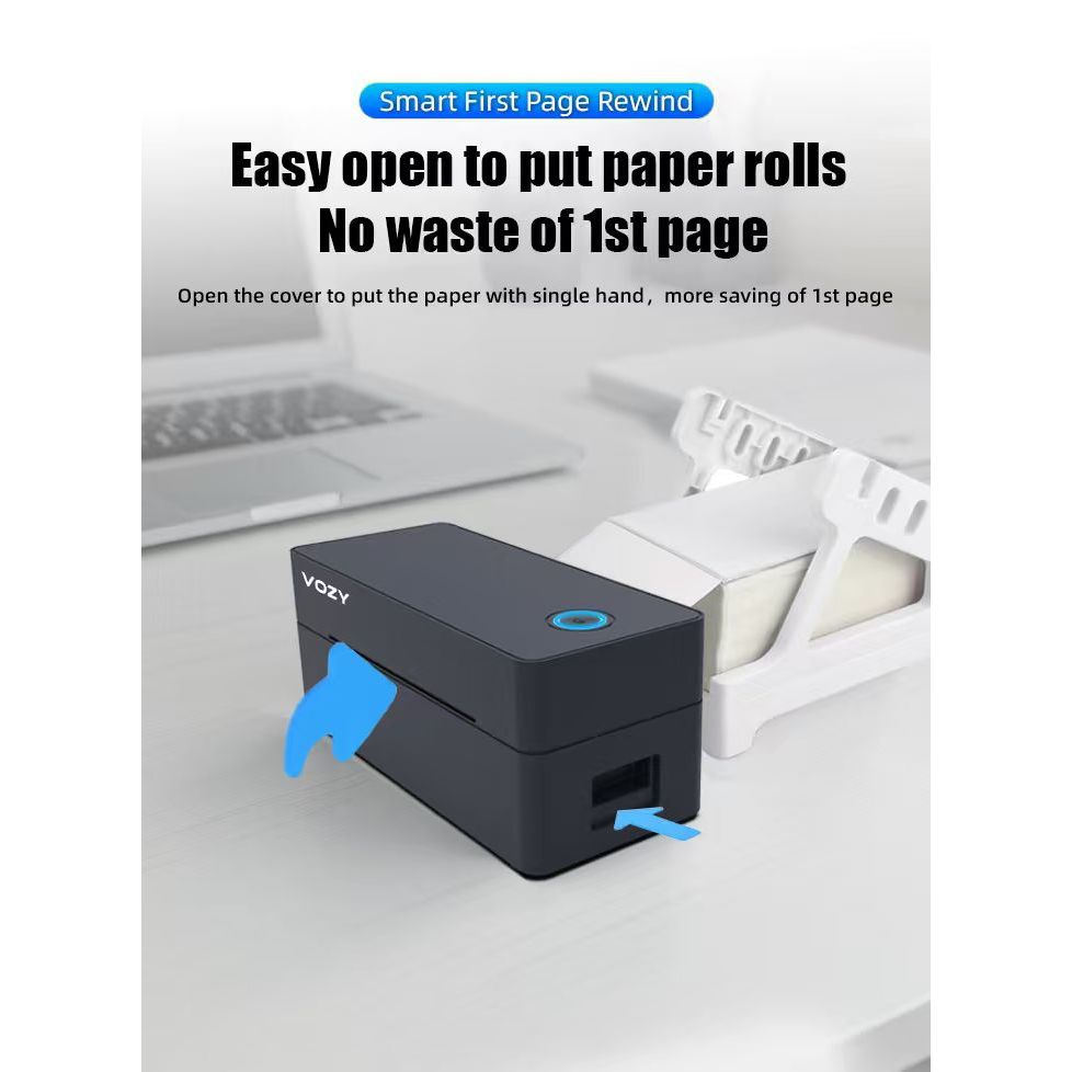 VOZY T5/T6/T7/T11 Waybill Printer Cellphone Bluetooth USB Thermal Sticker A6 Shipping Label Printer