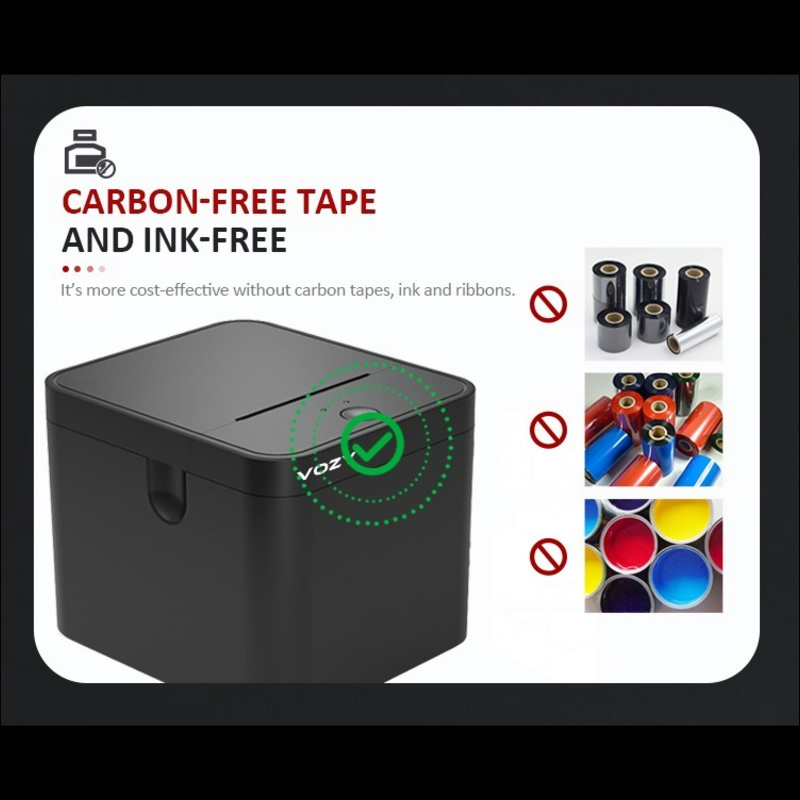 VOZY P50 58MM Thermal Receipt Printer Bluetooth+USB Thermal  Printer POS  Printer FREE 1Rolls Thermal Receipt Paper