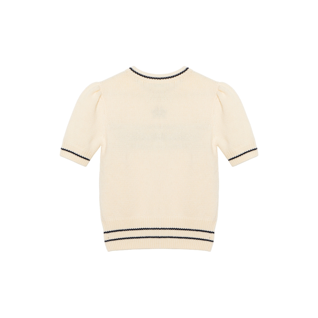 DIOR 羊絨字母短袖