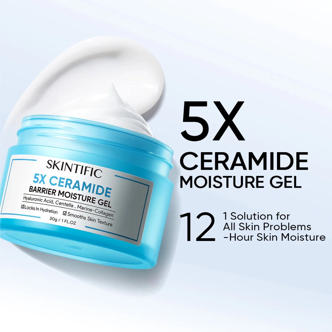 SKINTIFIC 5X神經醯胺小藍霜保濕霜