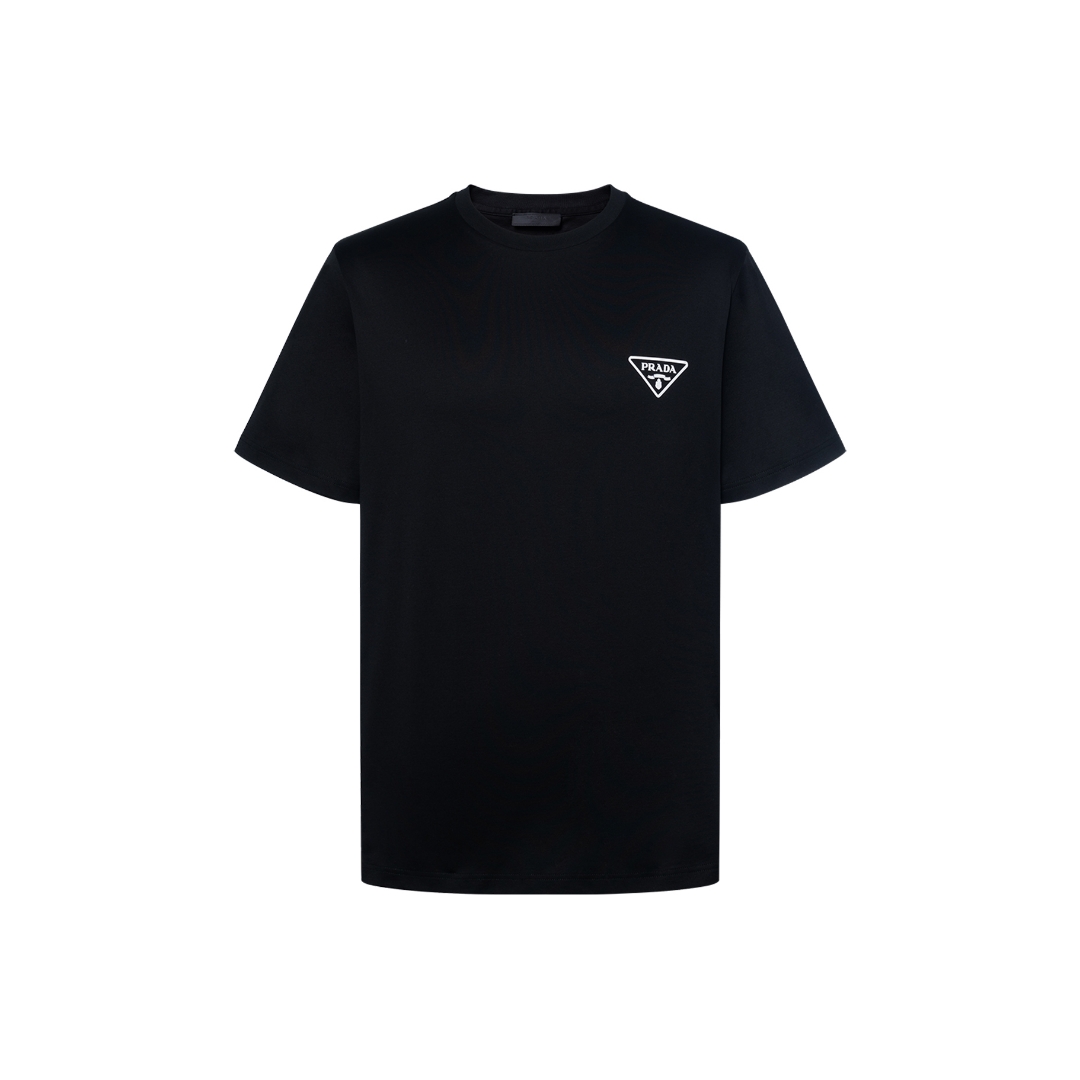 PRADA 字母印花圓領短袖