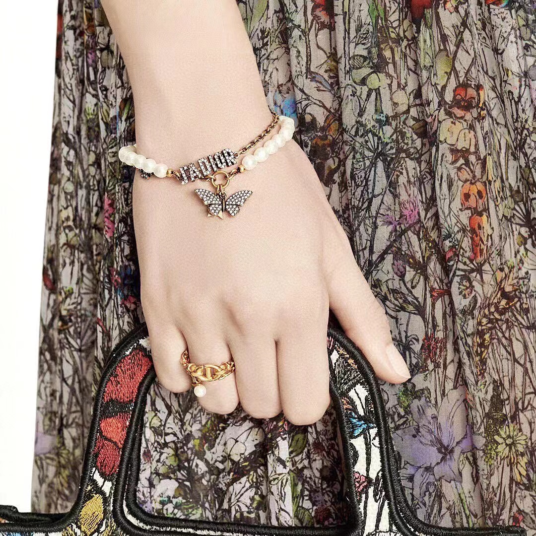 DI0R ボウパールブレスレット【50％割引+送料無料】