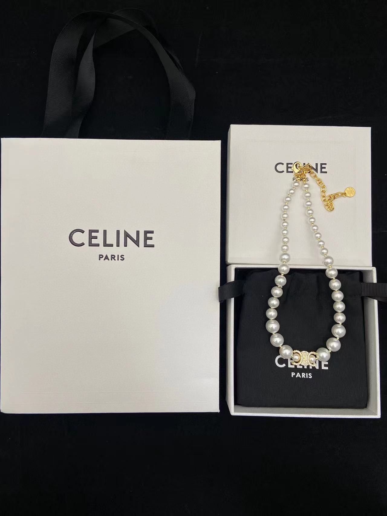 CEL1NE 凱旋門パールネックレス【50％割引+送料無料】