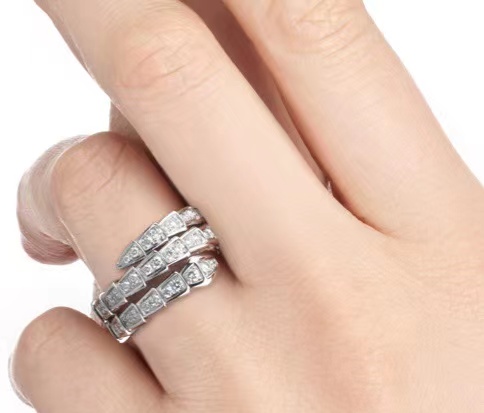 BVLGAR1 スリーサークル ダイヤモンド リング【50％割引+送料無料】