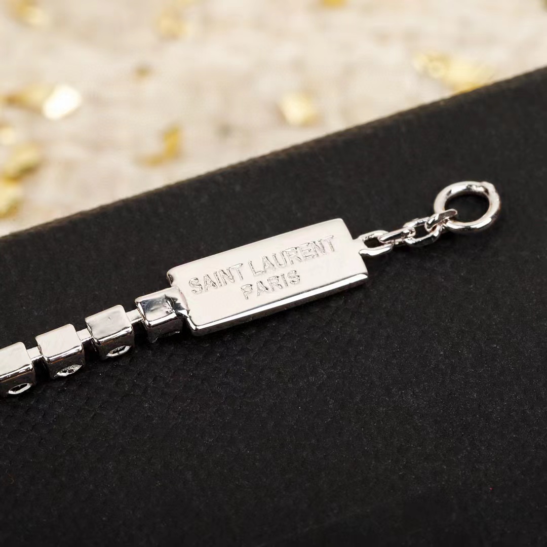 YSLレタークラシックダイヤモンドブレスレット【50％割引+送料無料】