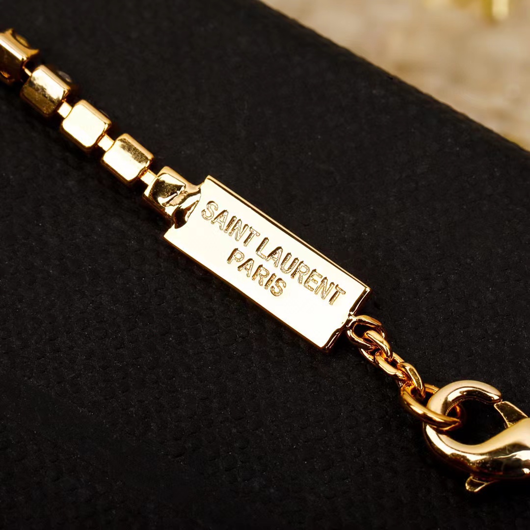 YSLレタークラシックダイヤモンドブレスレット【50％割引+送料無料】