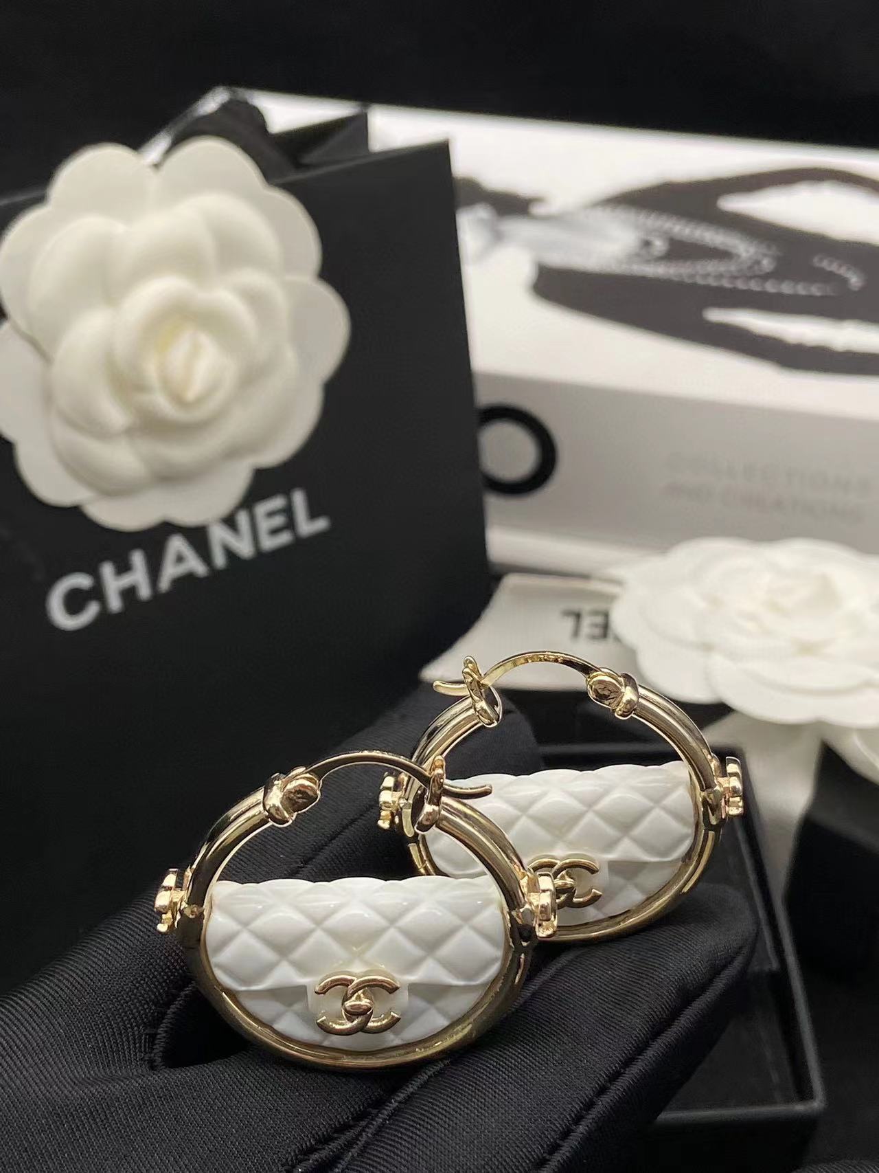 CHANE1 バッグピアス【50％割引+送料無料】