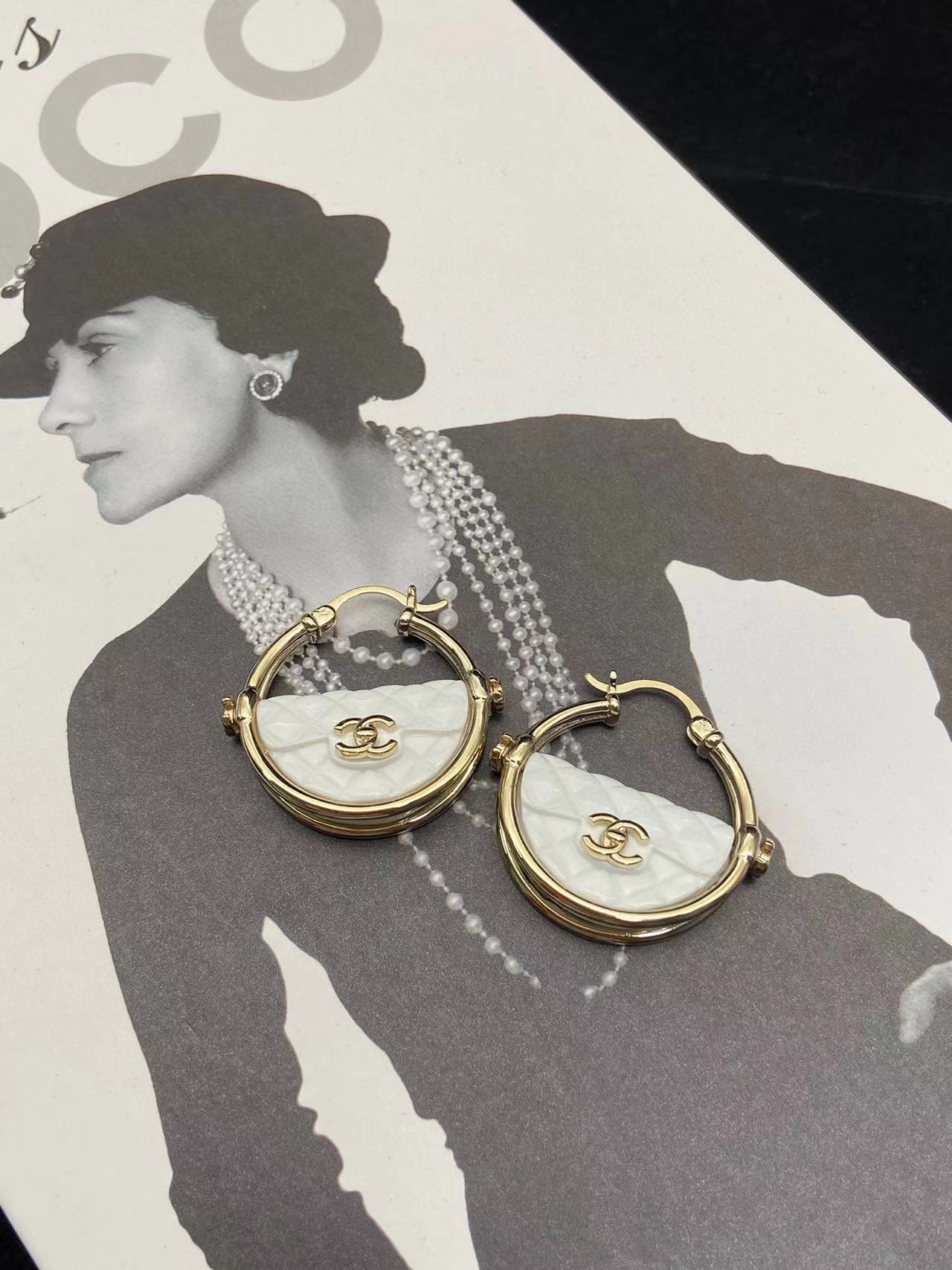 CHANE1 バッグピアス【50％割引+送料無料】