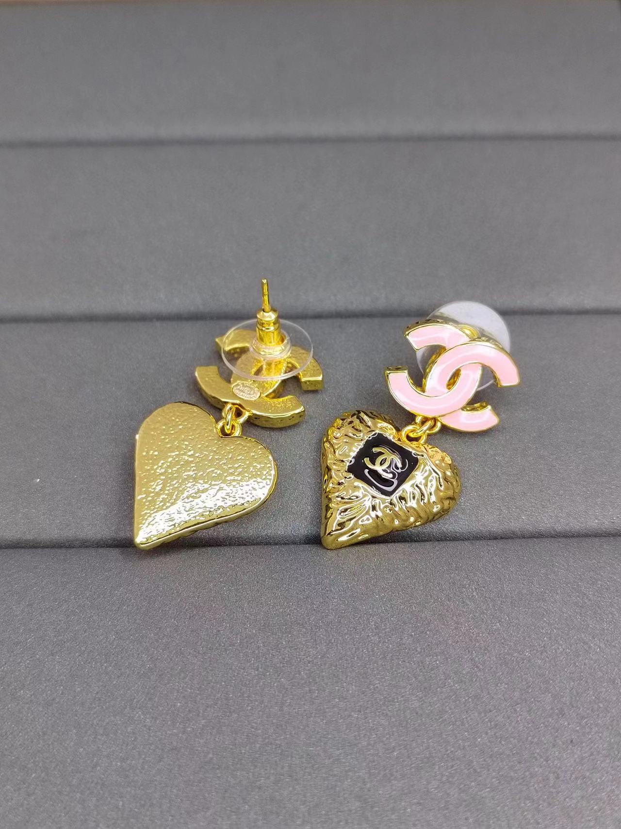 CHANE1 ダブルC オイルドロップピアス【 50％割引+送料無料】