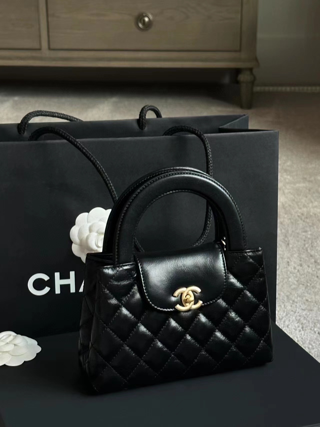 CHANE1 23K kelly チェーン ハンドバッグ【50％割引+送料無料】