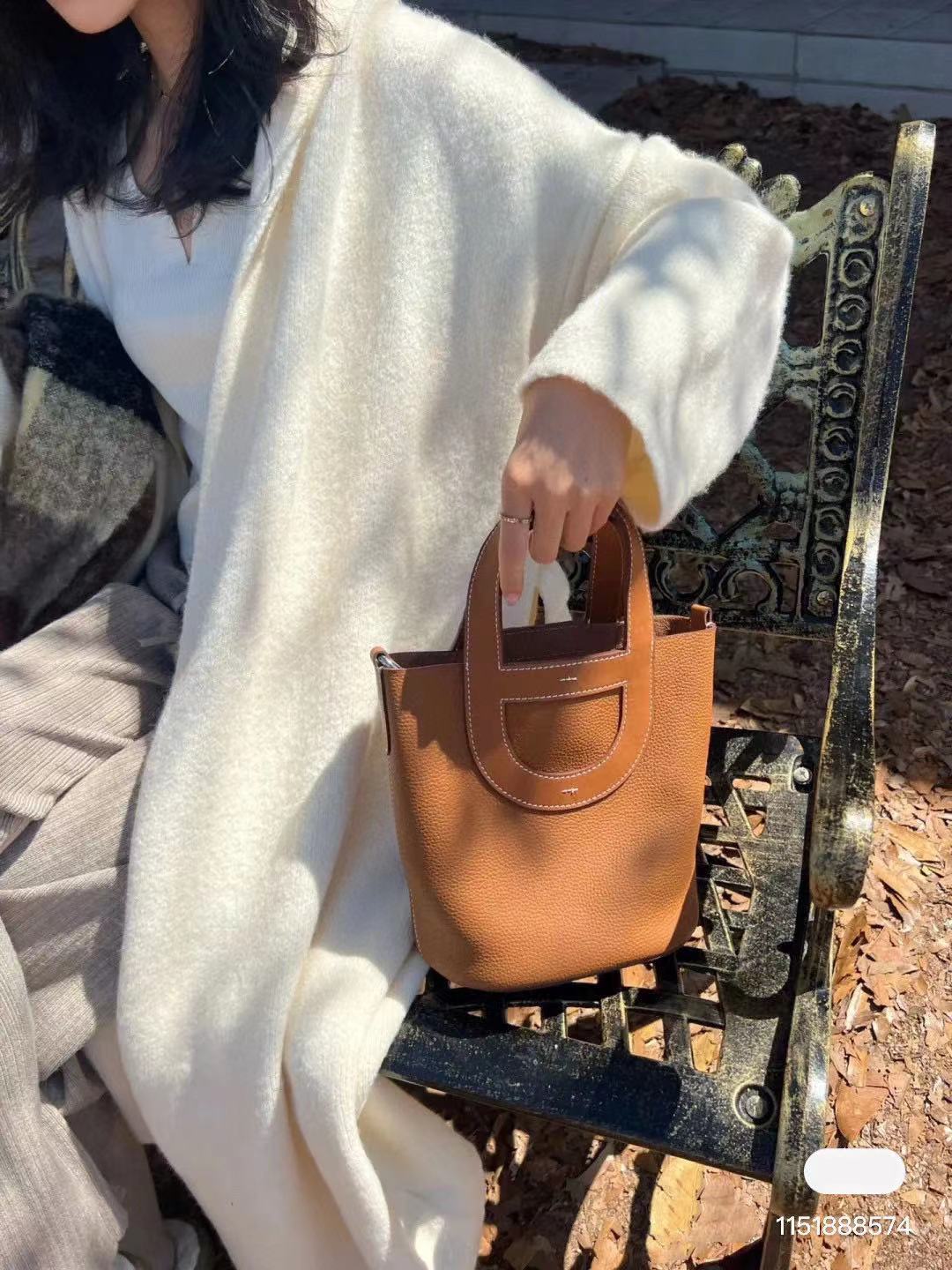 HERME5 豚鼻野菜かごハンドバッグ【50％割引+送料無料】