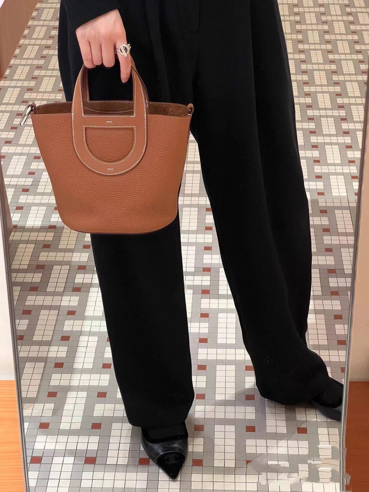 HERME5 豚鼻野菜かごハンドバッグ【50％割引+送料無料】