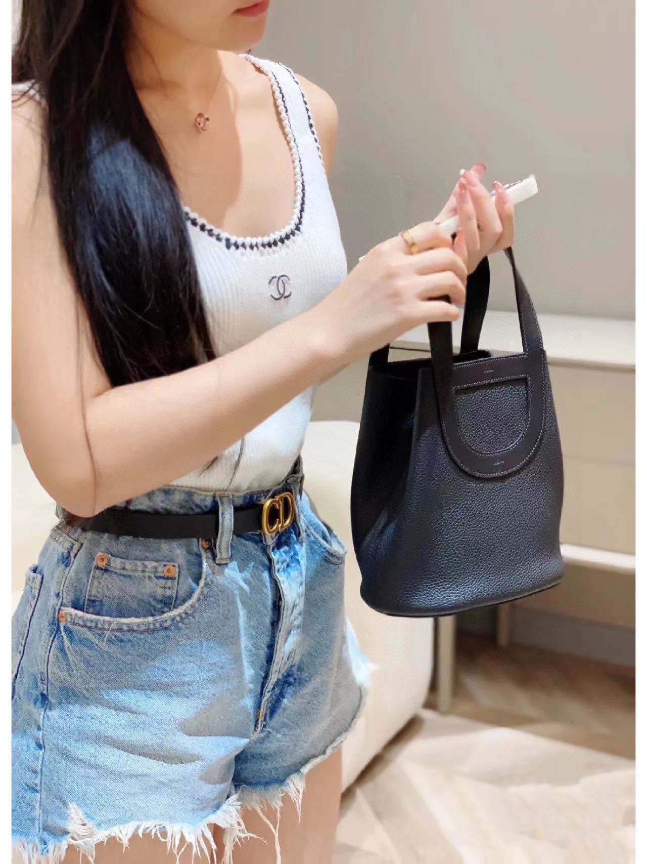 HERME5 豚鼻野菜かごハンドバッグ【50％割引+送料無料】