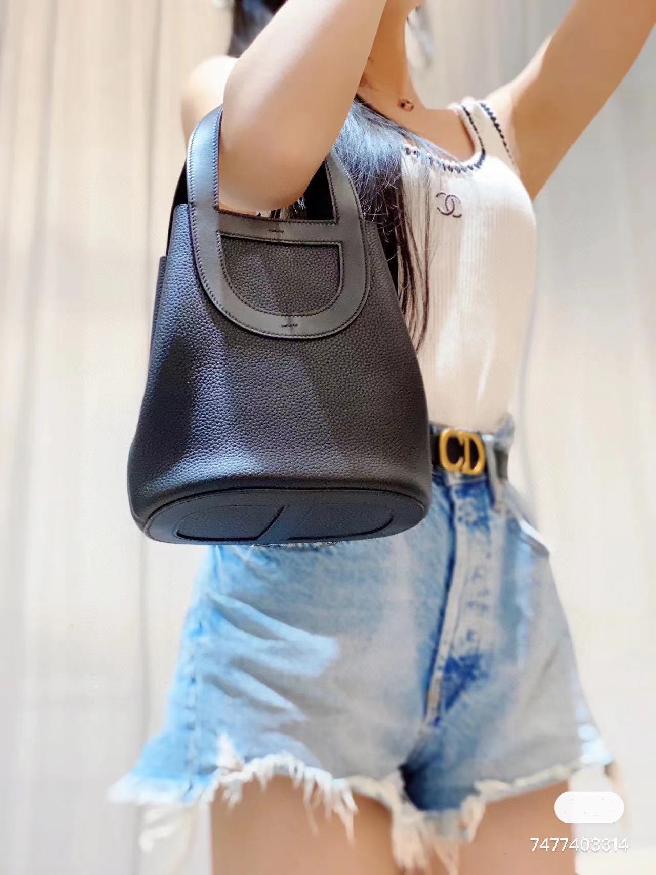 HERME5 豚鼻野菜かごハンドバッグ【50％割引+送料無料】