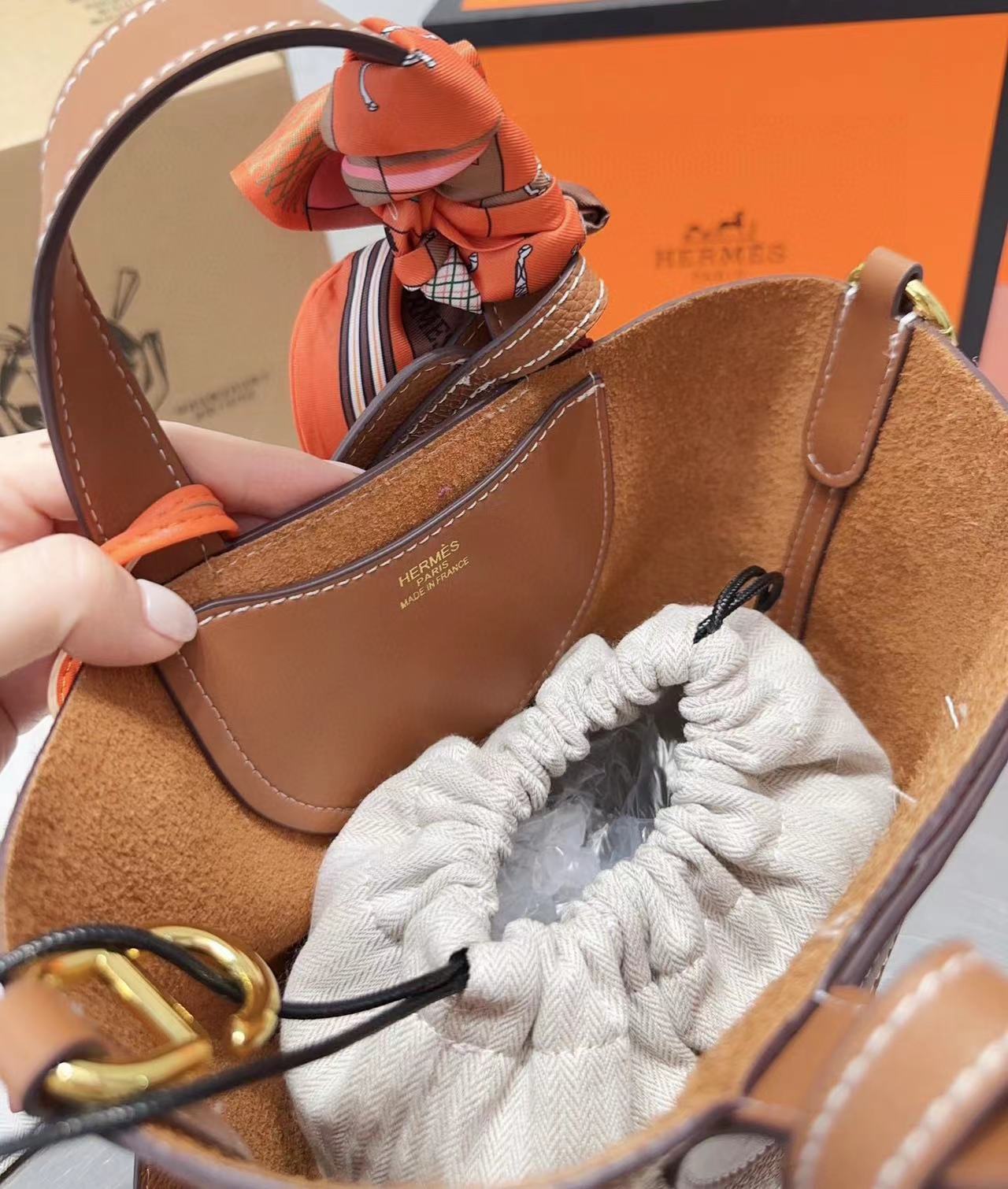 HERME5 豚鼻野菜かごハンドバッグ【50％割引+送料無料】