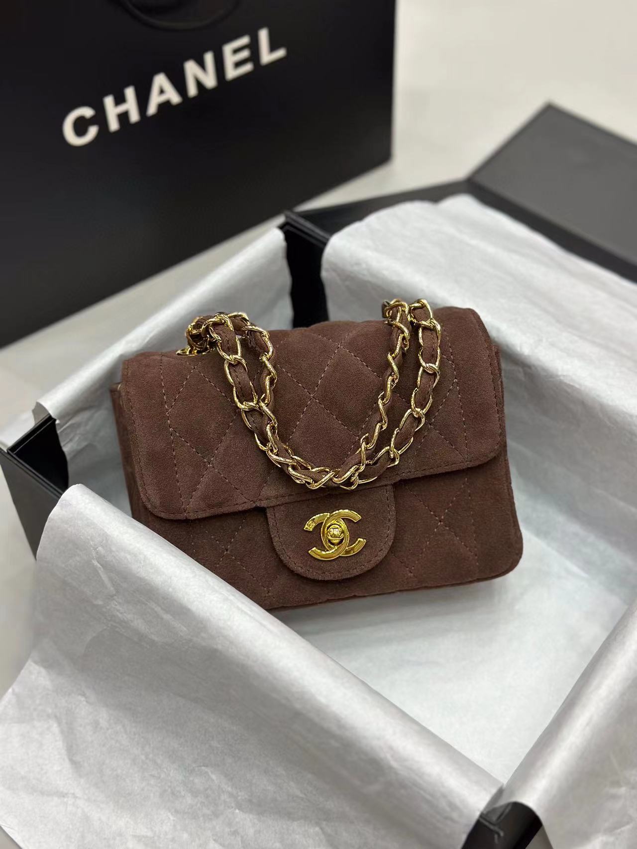 CHANE1 つや消しダブルチェーンハンドバッグ【50%割引+送料無料】