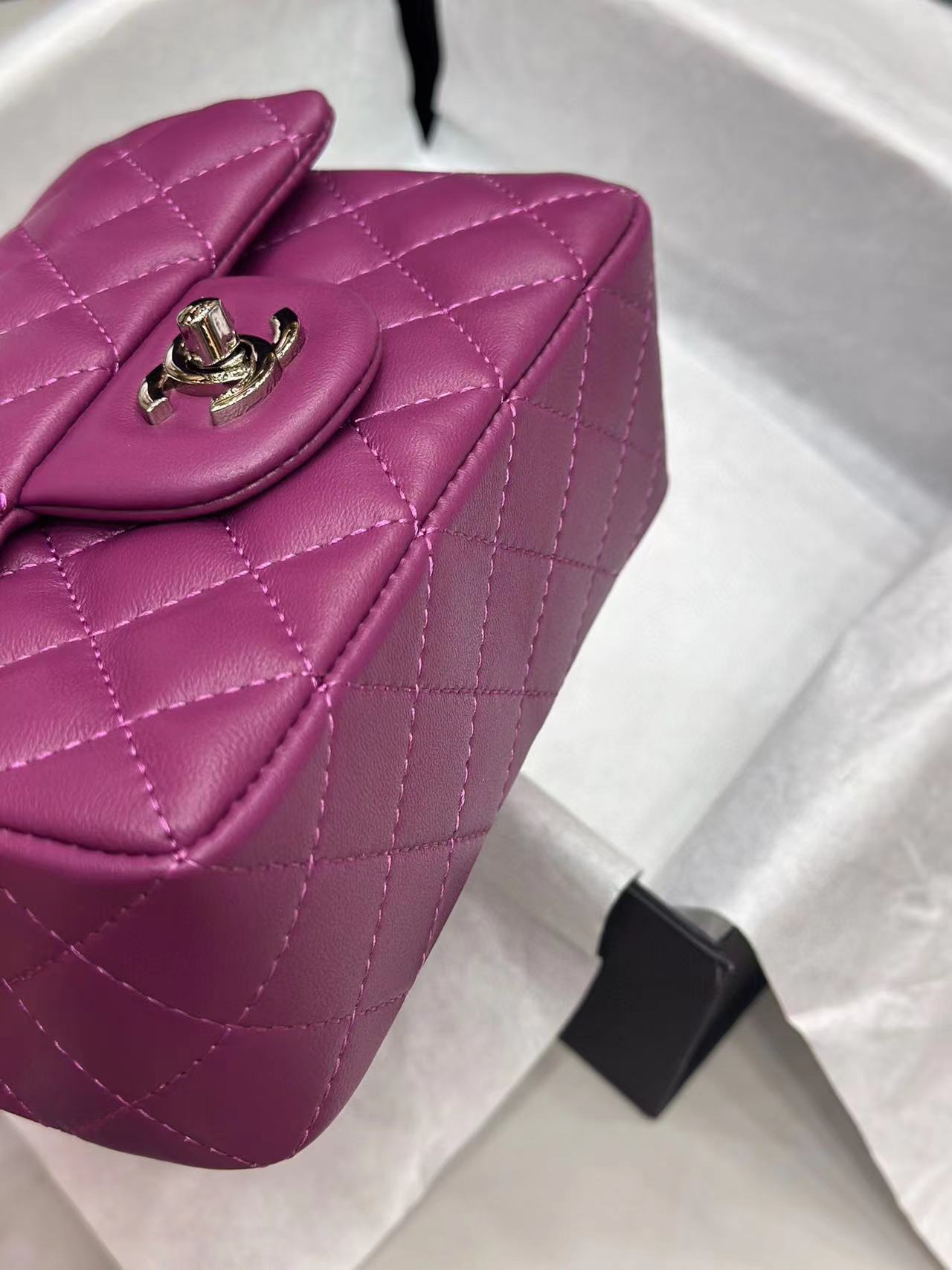 CHANE1 チェーン パープル ショルダー クロスボディバッグ【50％割引+送料無料】