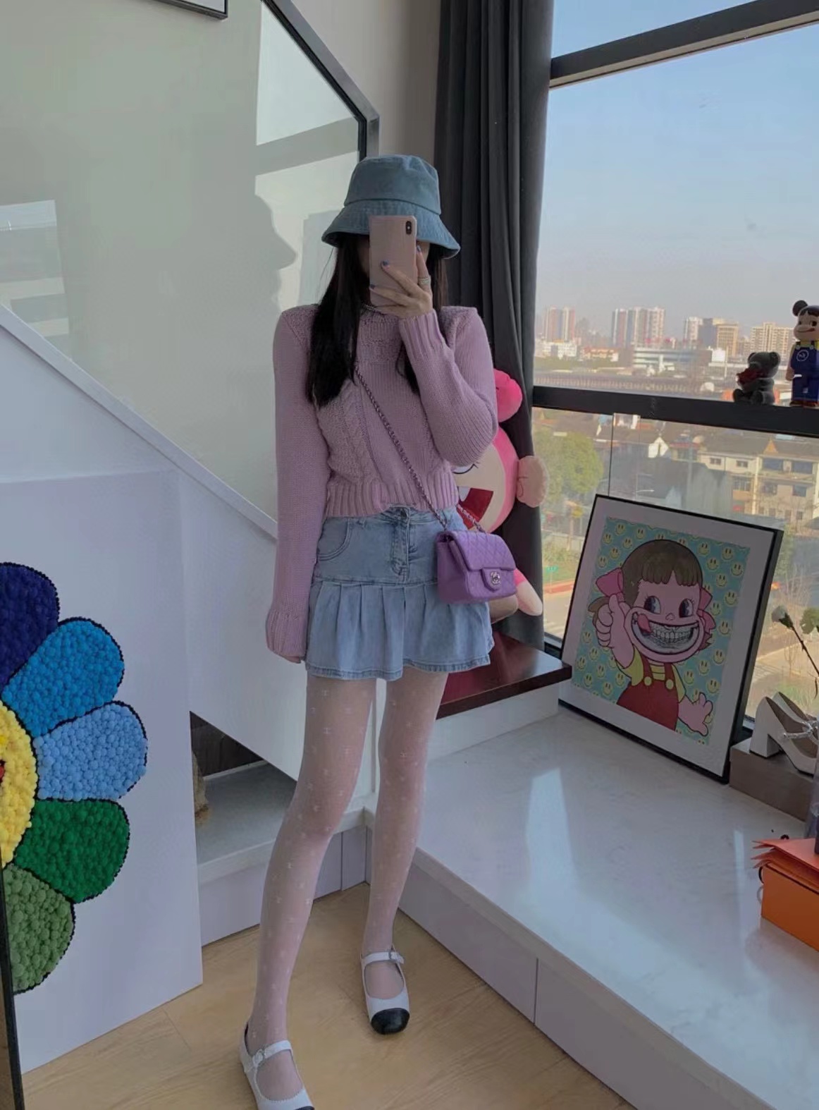 CHANE1 チェーン パープル ショルダー クロスボディバッグ【50％割引+送料無料】