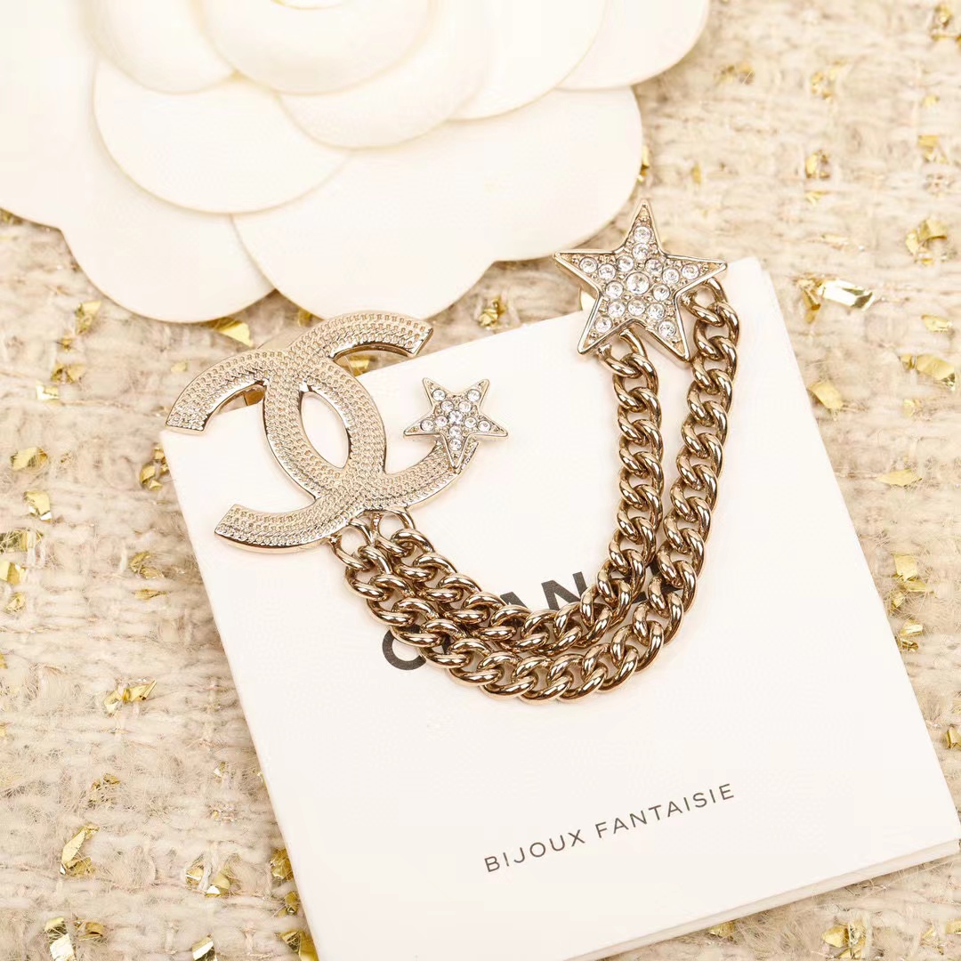 CHANE1 23B 五芒星ブローチ【50％割引+送料無料】