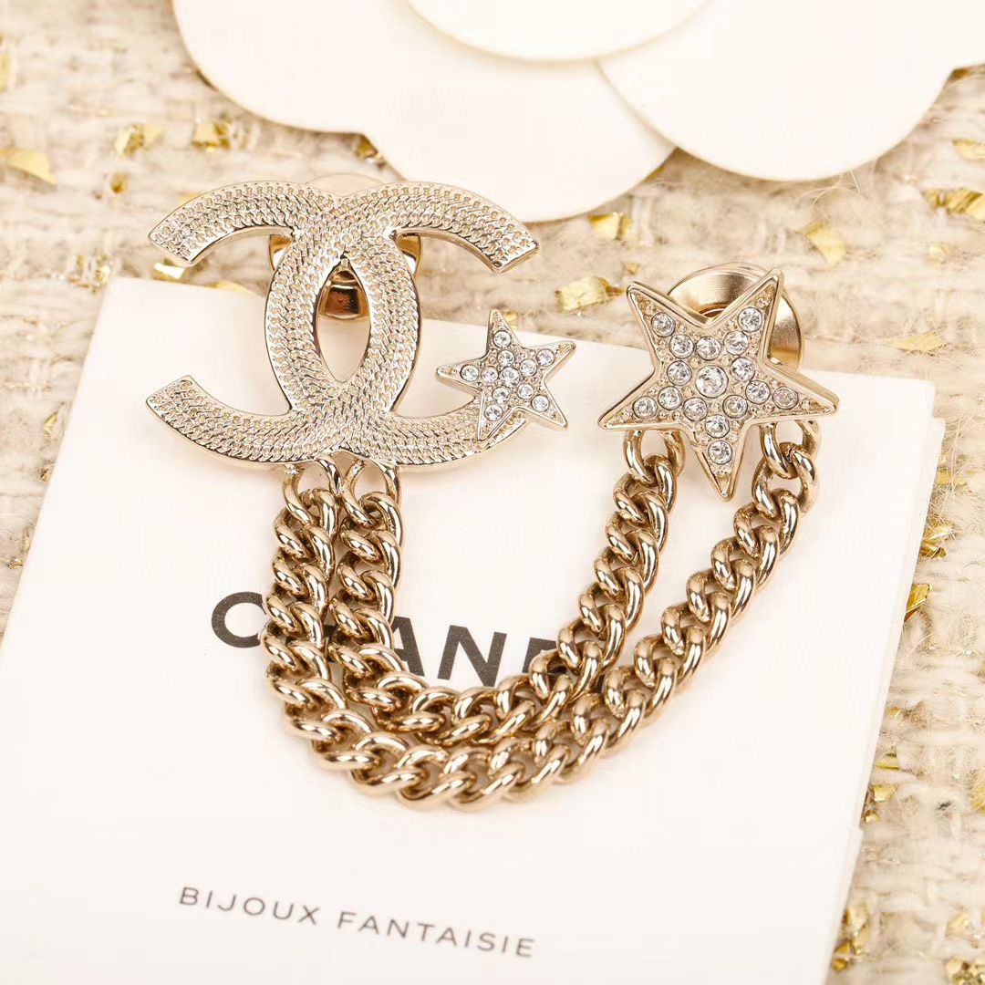 CHANE1 23B 五芒星ブローチ【50％割引+送料無料】