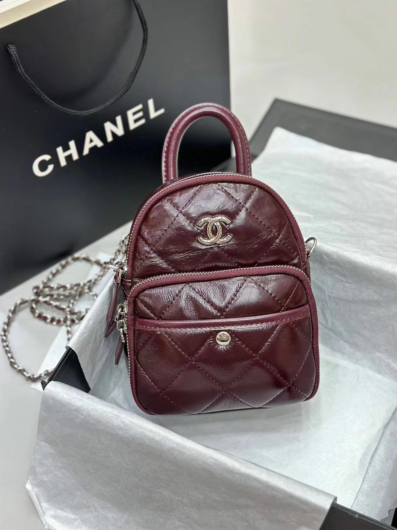 CHANE1 vintage ハンドクロスボディバッグ【50％割引+送料無料】