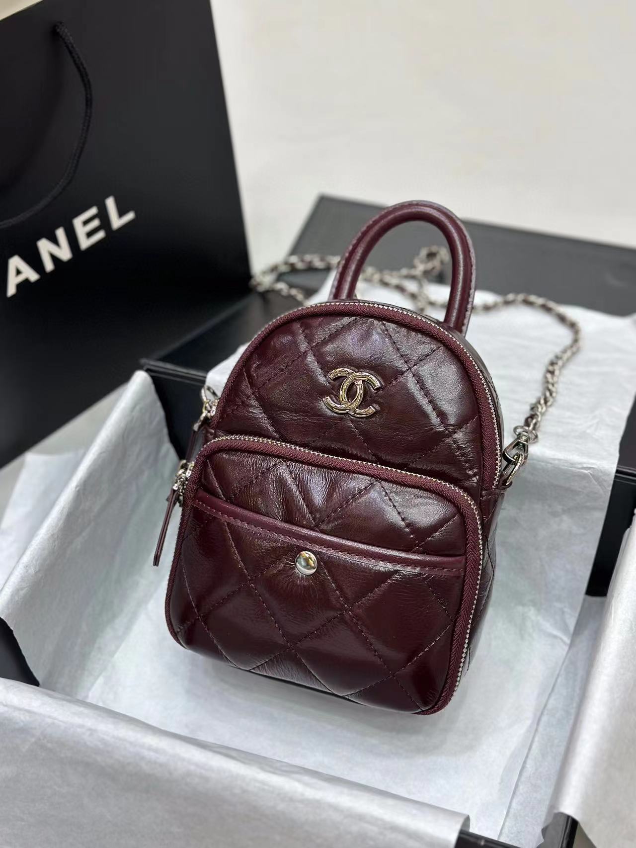 CHANE1 vintage ハンドクロスボディバッグ【50％割引+送料無料】