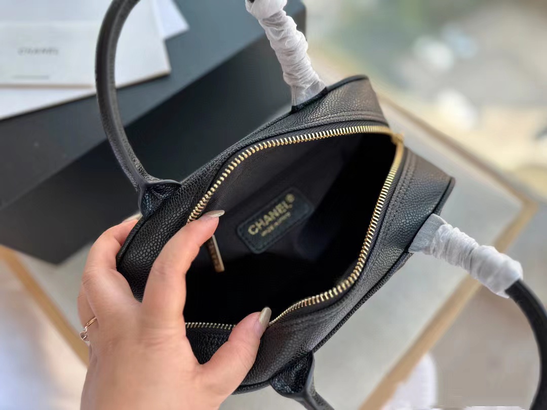 CHANE1 ダブルCロゴ ボウリングハンドバッグ【50％割引+送料無料】