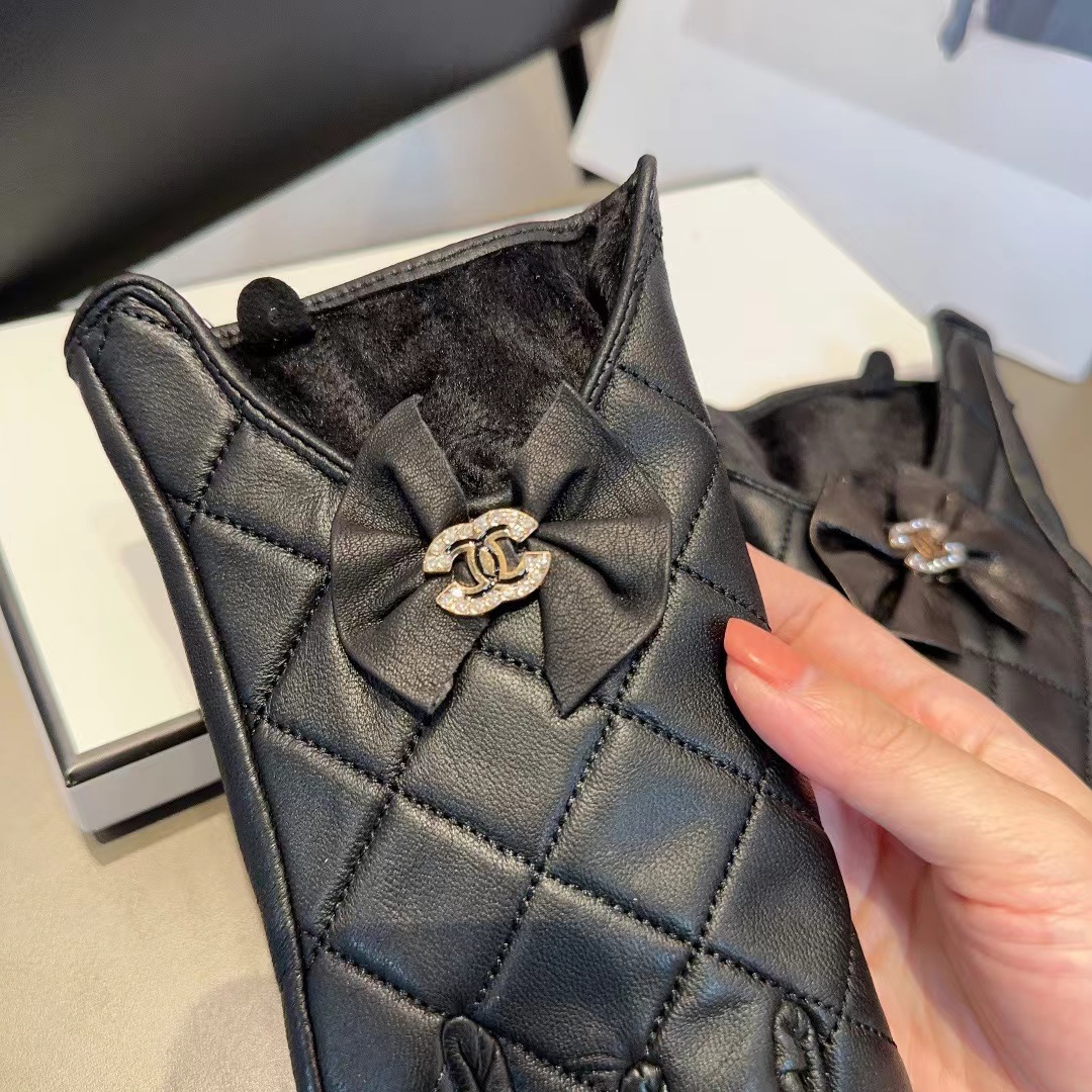 CHANE1 牛革ボウグローブ【50％割引+送料無料】