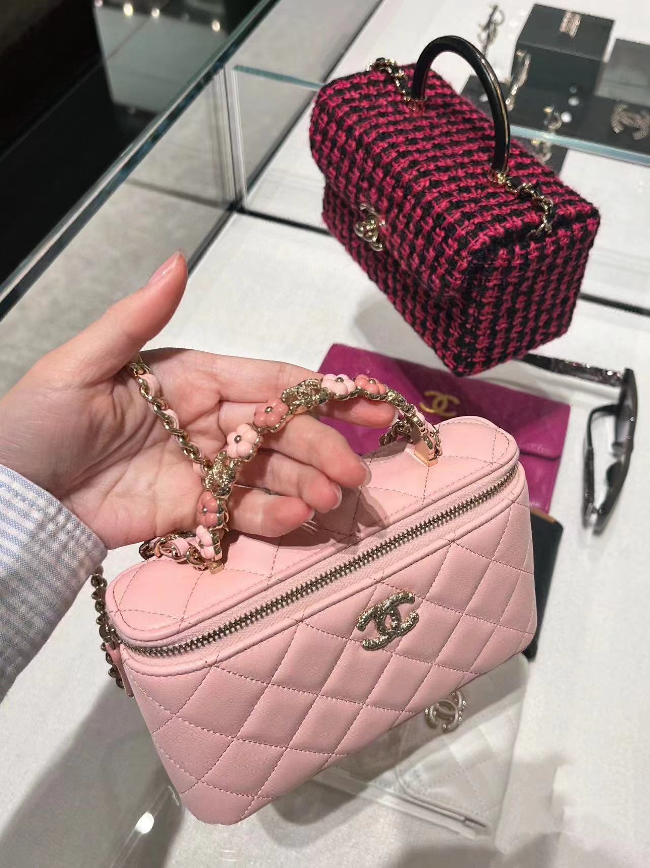 CHANE1 カメリアハンドルチェーンショルダークロスボディバッグ【50％割引+送料無料】