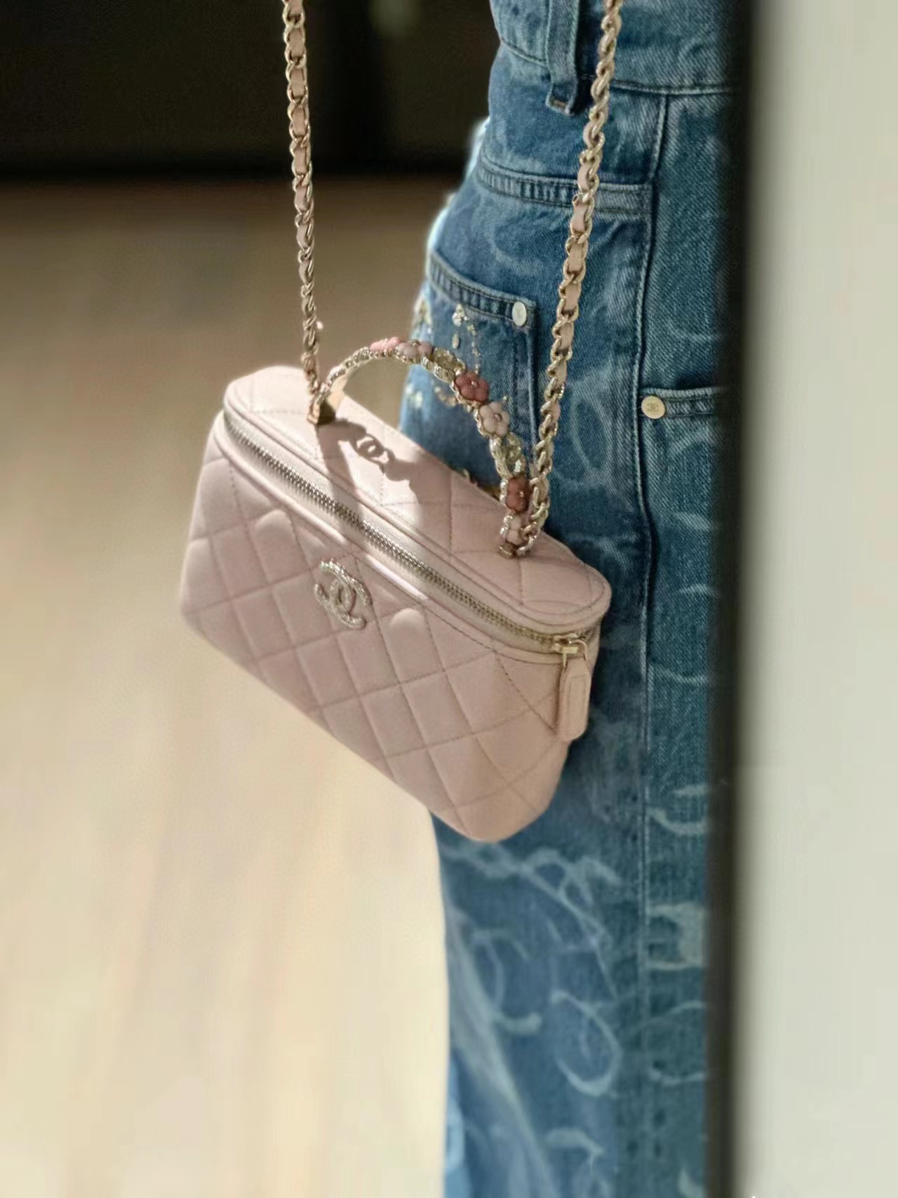 CHANE1 カメリアハンドルチェーンショルダークロスボディバッグ【50％割引+送料無料】