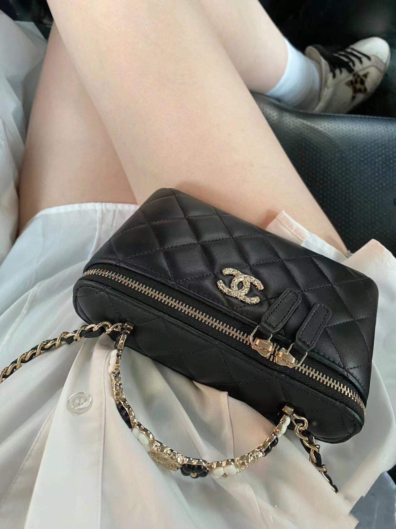 CHANE1 カメリアハンドルチェーンショルダークロスボディバッグ【50％割引+送料無料】