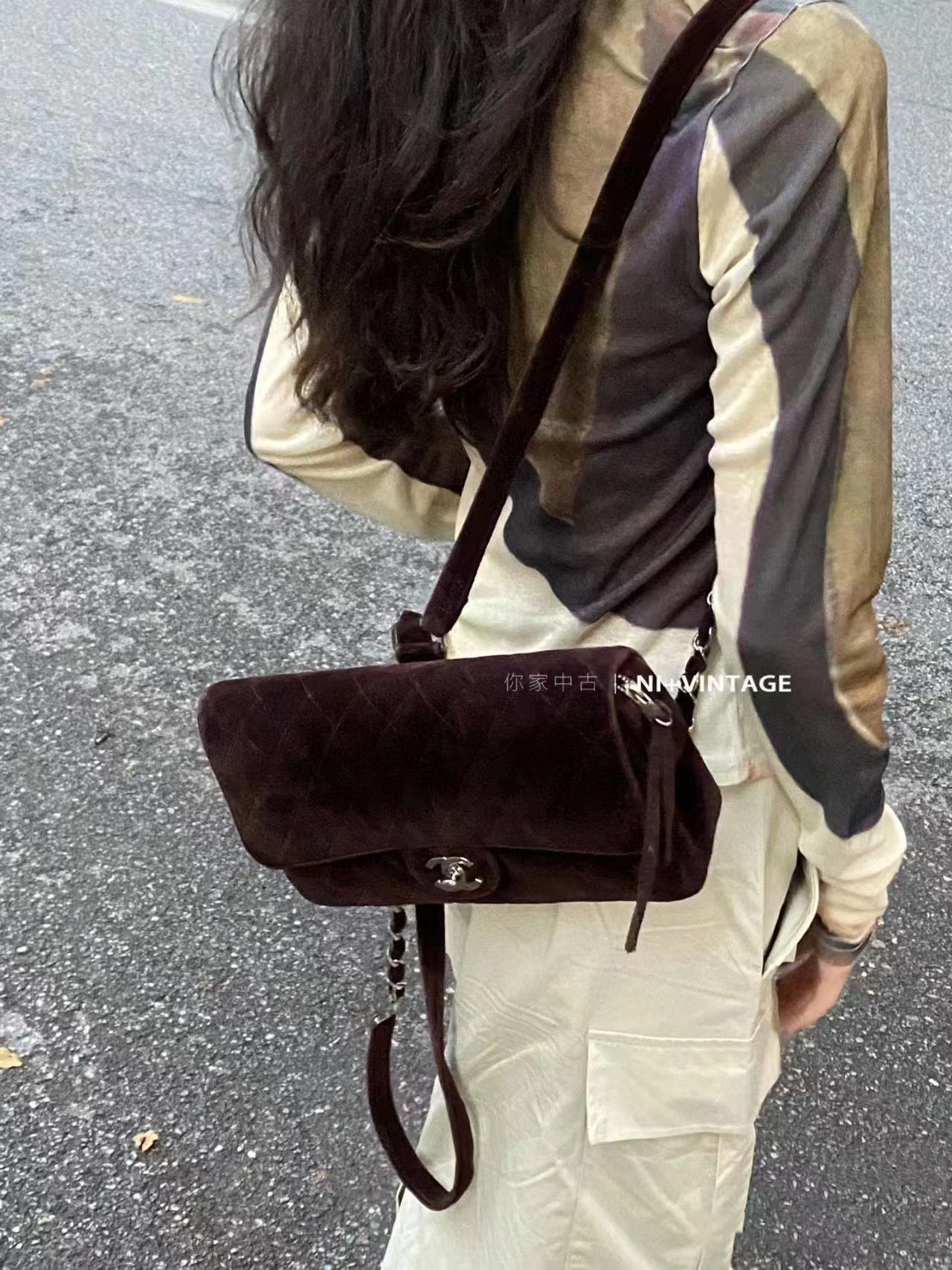 CHANE1 ヌバックレザー CF バックパック【50%割引+送料無料】