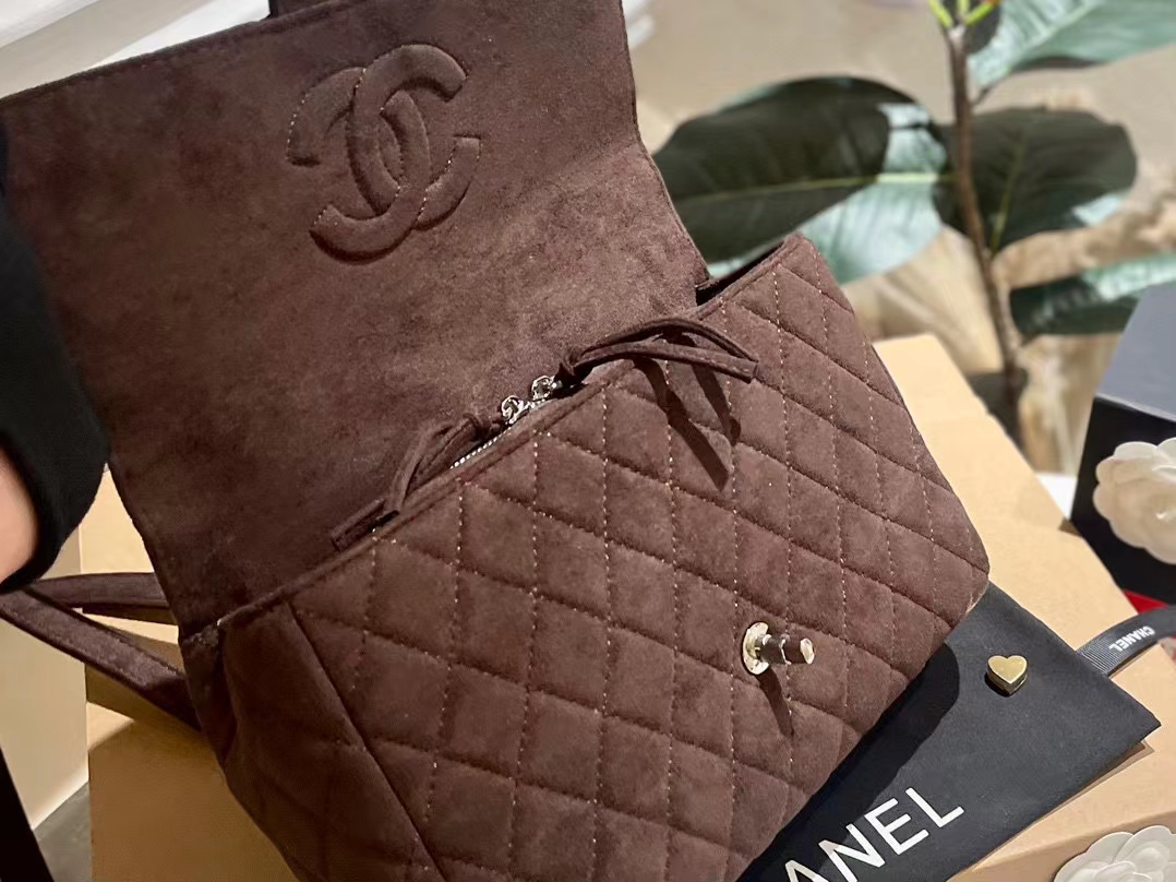 CHANE1 ヌバックレザー CF バックパック【50%割引+送料無料】