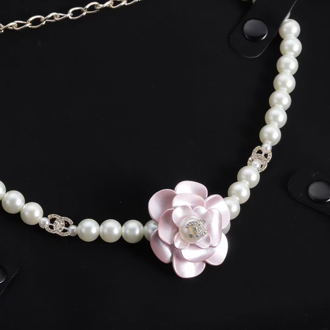 CHANE1 カメリアパールネックレス【50％割引+送料無料】